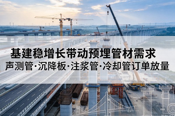 兴和基建稳增长带动预埋监测管材需求，声测管、沉降板、注浆管订单持续放量