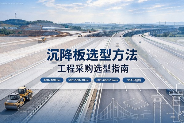 兴和沉降板选择方法