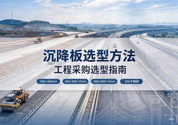 兴和沉降板选择方法